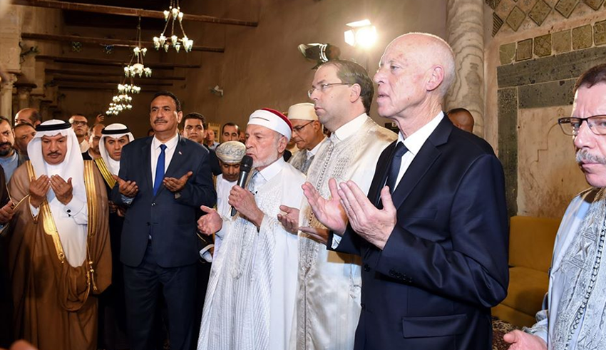 Kais Saied préside à Kairouan la célébration du Mouled