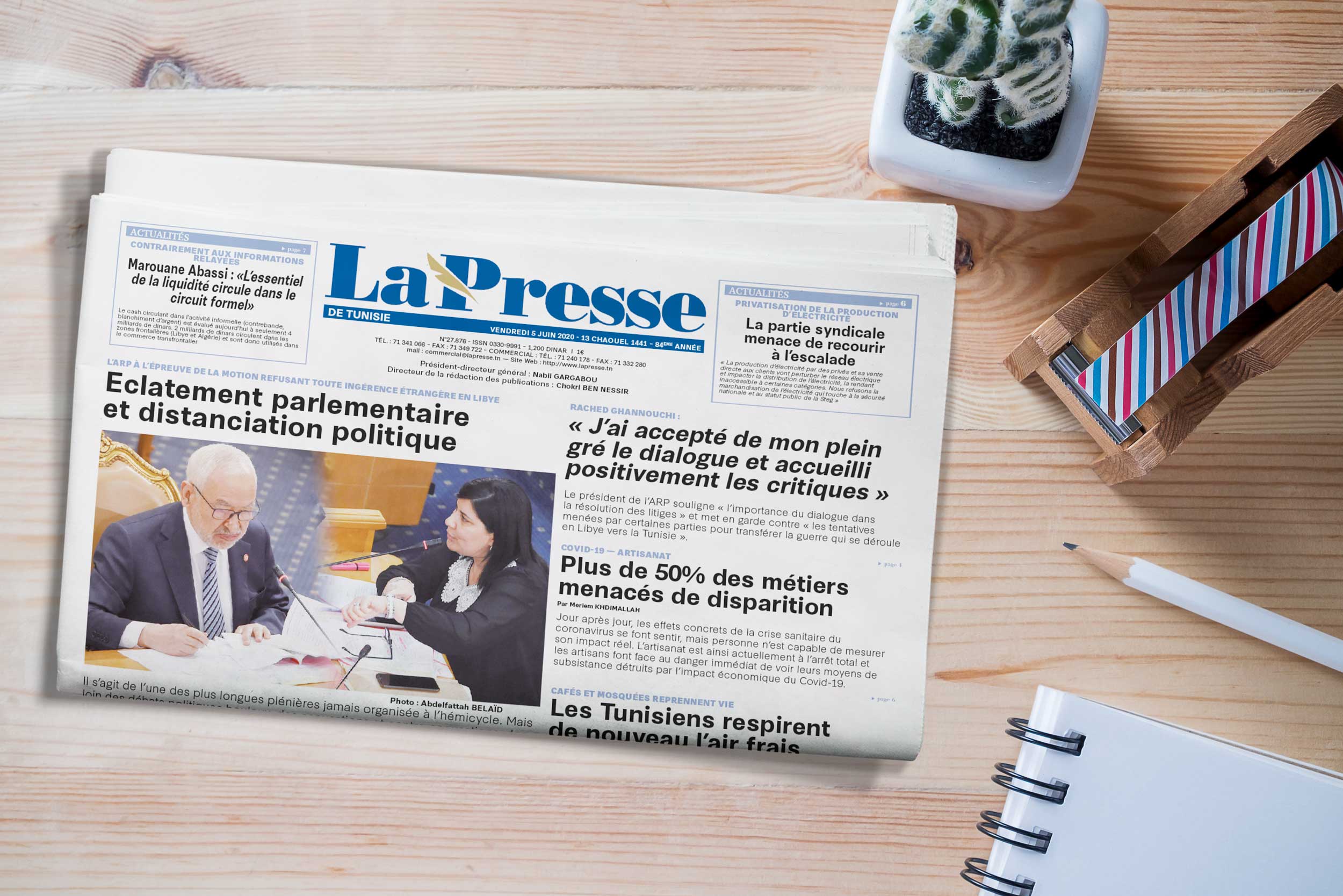 La Presse Edition Papier Archives | La Presse De Tunisie