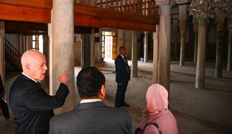 Visite inopinée Saïed mosquée de la kasbah