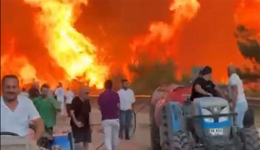 Incendie turquie