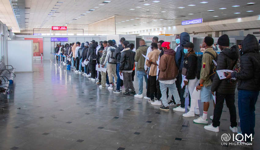 Iom tunisie guineens retour
