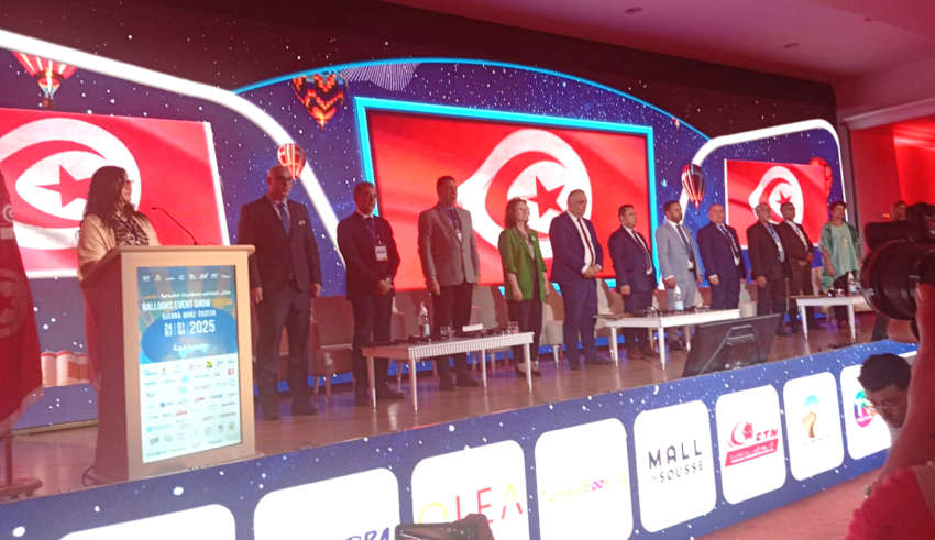 Balloons event show tunisia