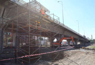 Travaux entrée sud capitale